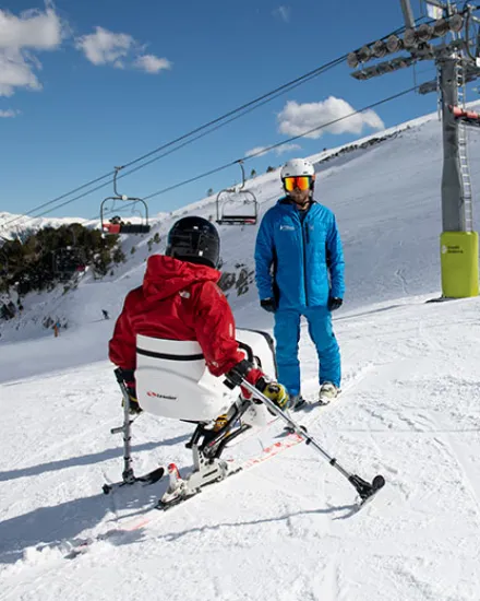 Pal Arinsal esquí adaptado